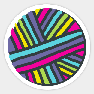 Rainbow Yarn Sticker